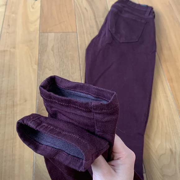 KANCAN High Rise Burgundy Jeans - Picture 5 of 8